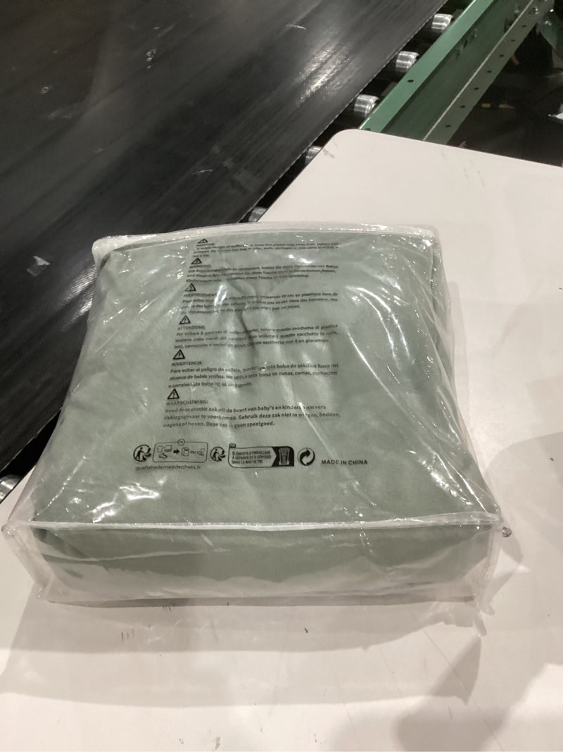 Condition photo showing New/Like New for H.VERSAILTEX Rich Velvet Stretch 2 Piece Cover Chair Slipcover Sofa Cover Furniture Protector Couch Soft with Elastic Bottom Chair Couch Cover with Arms Width Up to 49 Inch(Chair, Sea Grass) 1 Cushion Chair Sea Grass