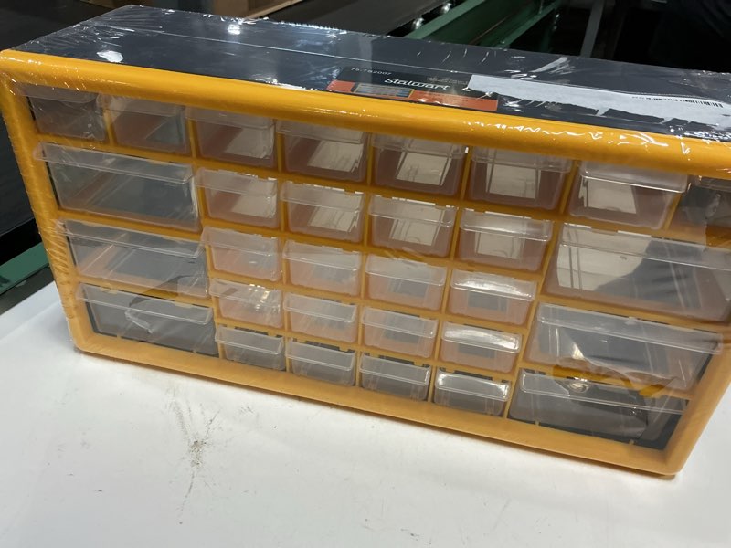 Condition photo showing Good Condition for stalwart 30-drawer small part organizer - desktop or wall-mountable, yellow