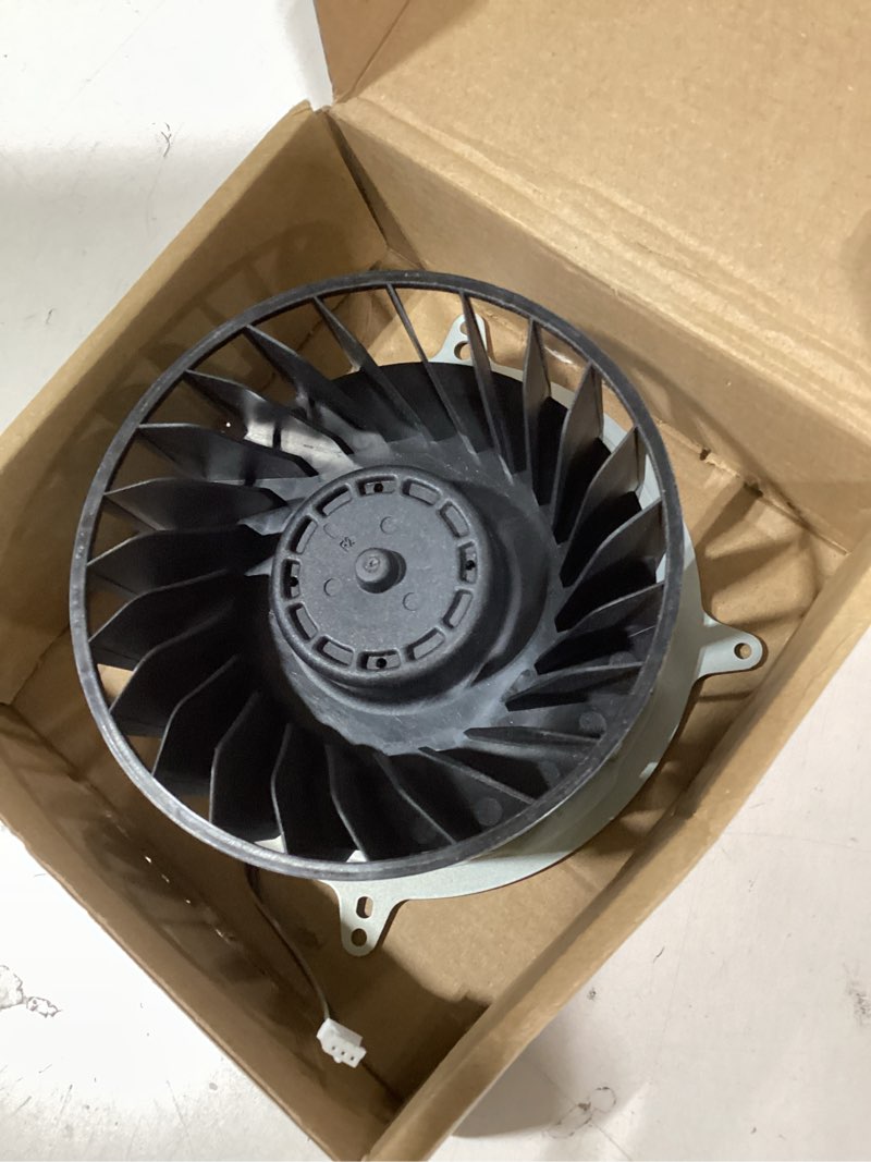 Condition photo showing Good Condition for replacement internal cooling fan universal 23 blade for ps5, ksb1212hgg4e 12v 2.15a, easy to install and use.
