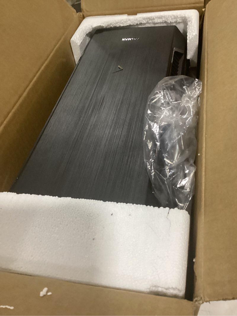 Condition photo showing New/Like New for Zalman S3 TG ATX Mid-Tower PC Case, 3 x 120mm Fans Pre-Installed, Tinted Tempered Glass Side Panel, USB 3.0, Black