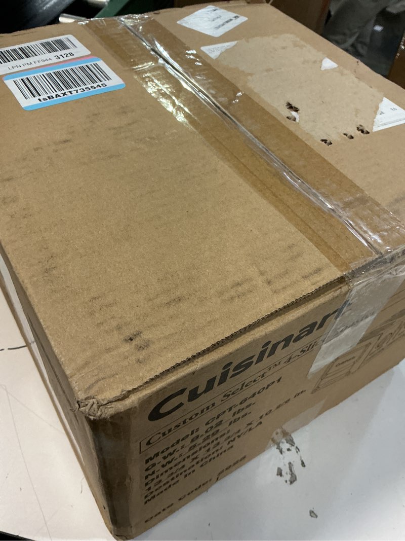 Condition photo showing Good Condition for Cuisinart CPT-640P1 4-Slice Custom Select Toaster, Stainless Steel 4 Slice Toaster Toaster