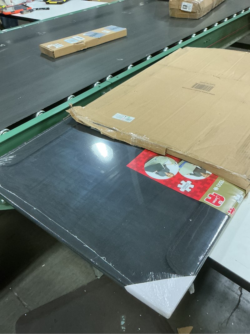 Condition photo showing New/Like New for Bits and Pieces Portapuzzle Portable Puzzle Board 1000 Pieces - Compact Lightweight Foldable Portable Puzzle Mat with Removable Sorting Areas - 22.5 Inch x 31.5 Inch Standard 1000 pc Size Caddy