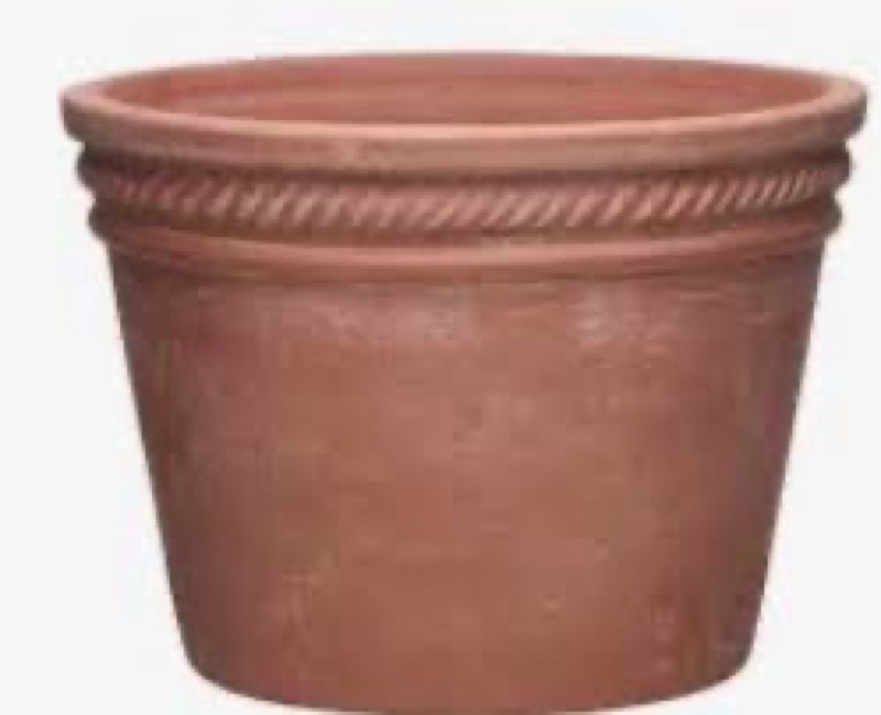 Michelle Large 15 in. x 10.6 in. 22 qt. Terracotta Clay Outdoor Planter Pot
