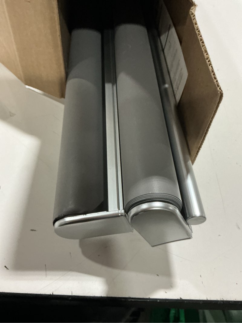 Condition photo showing As Is for TOVALOR Cordless 100% Blackout Roller Shades for Windows,UV Protection Pull Down Shades,Room Darkeni