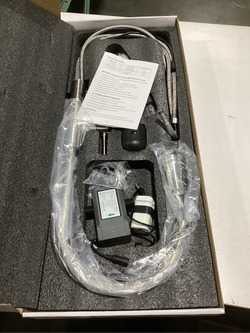 Condition photo showing Good Condition for Touchless Kitchen Faucet Automatic Smart Faucet with Pull Down Sprayer Stainless Steel Brushed Nickel Single Handle Motion Sensor Activated Faucet Touchless Faucet Brushed Nickel