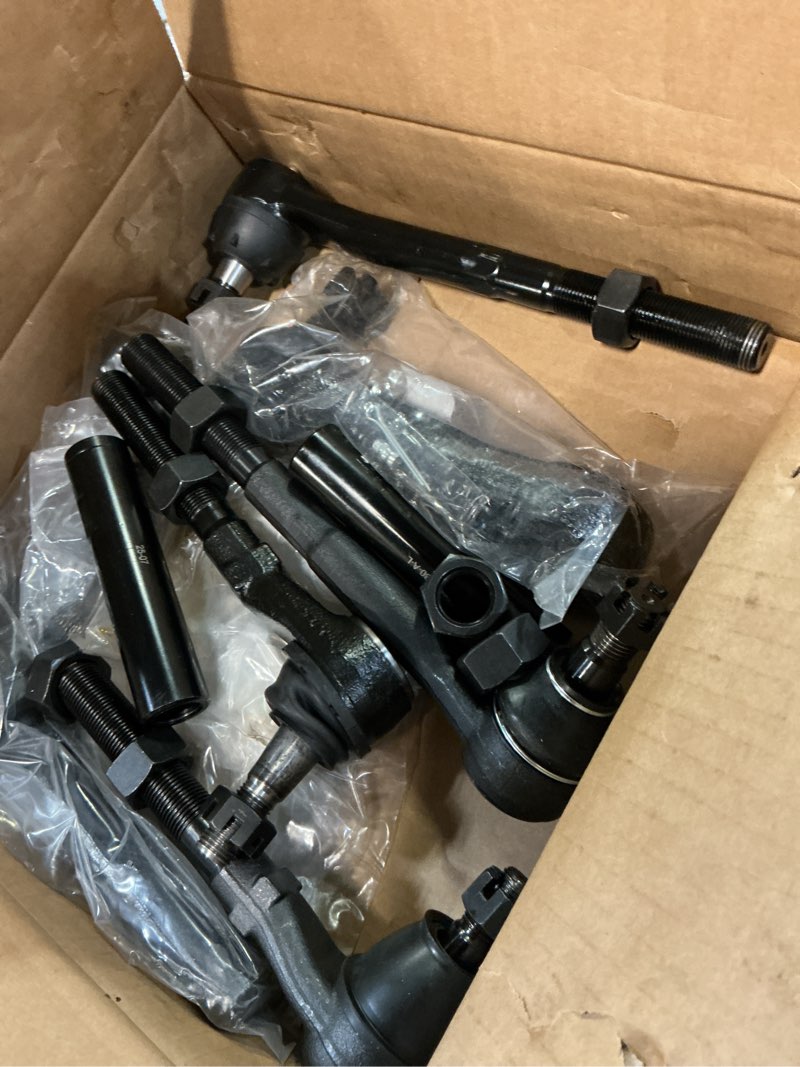 Condition photo showing Good Condition for scitoo 8pcs front suspension kit inner outer tie rod end fit for ford for f-150 for ford expedition for ford for f-250 for f-150 heritage for lincoln navigator blackwood idler arm pitman arm