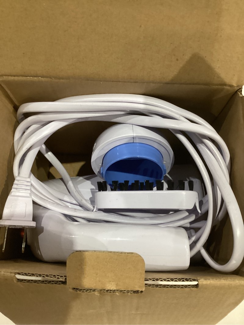 Condition photo showing As Is for oghom steamer for clothes, handheld clothing steamer for garment, 240ml big capacity 700w portable travel steam iron (blue)