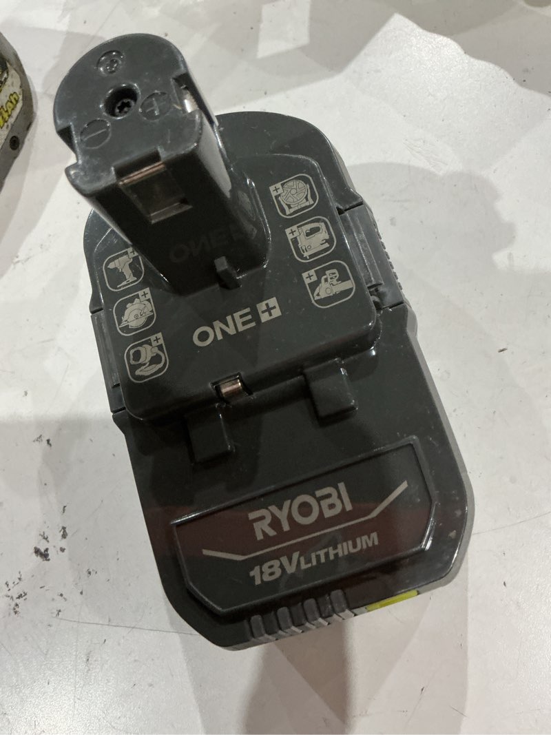 Condition photo showing Good Condition for one+ 18v 4.0 ah lithium-ion battery