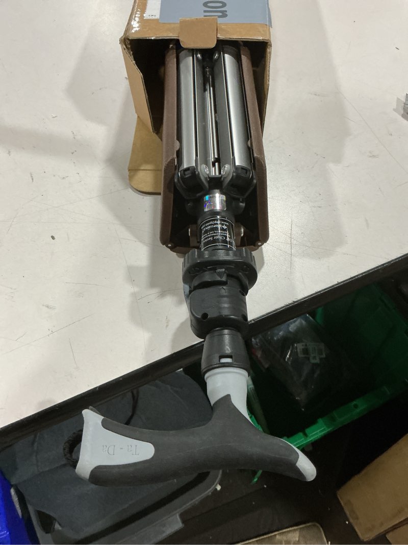 Condition photo showing Good Condition for ta-da chair series 1 pro, portable trekking hiking pole, folding walking stick with seat, walking cane with chair, foldable chair, lightweight aluminum, easy carry and storage, anti-slip red