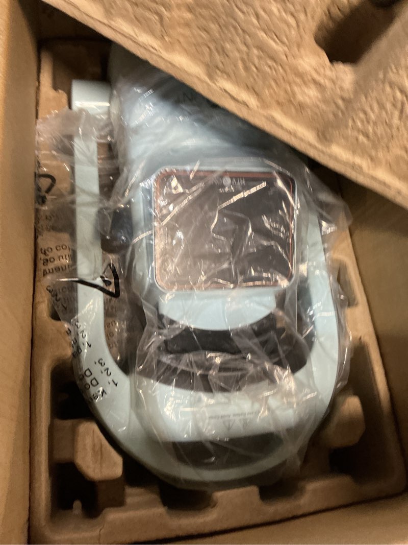 Condition photo showing As Is for htvront auto hat press machine - hat heat press machine with precise temp&timer control, hat heat press machine for caps with 2 platens, compatible with dtf film, embroidery, sublimation (blue)