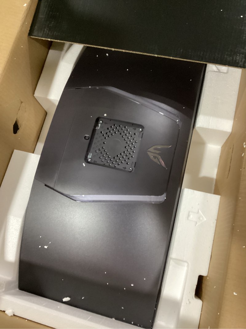 Condition photo showing As Is for LG 34GS95QE 34-inch Ultragear OLED Curved Gaming Monitor WQHD 1440p 800R 240Hz 0.03ms AMD FreeSync Premium Pro NVIDIA G-Sync HDMI 2.1 DisplayPort Tilt/Height/Swivel Stand Black 34 34GS95QE-B