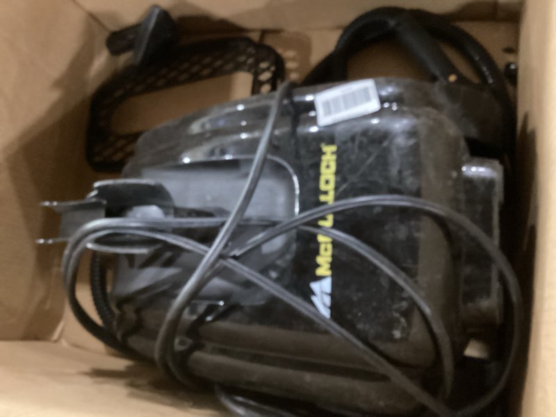 Condition photo showing As Is for Not Tested ***McCulloch MC1385 Deluxe Canister Steam Cleaner, 2-Hour Runtime, Chemical-Free, 23 Accessories: Mop Head, Brushes & More - Built for Home, Tile, Carpet, Furniture, & Personal Car Detailing