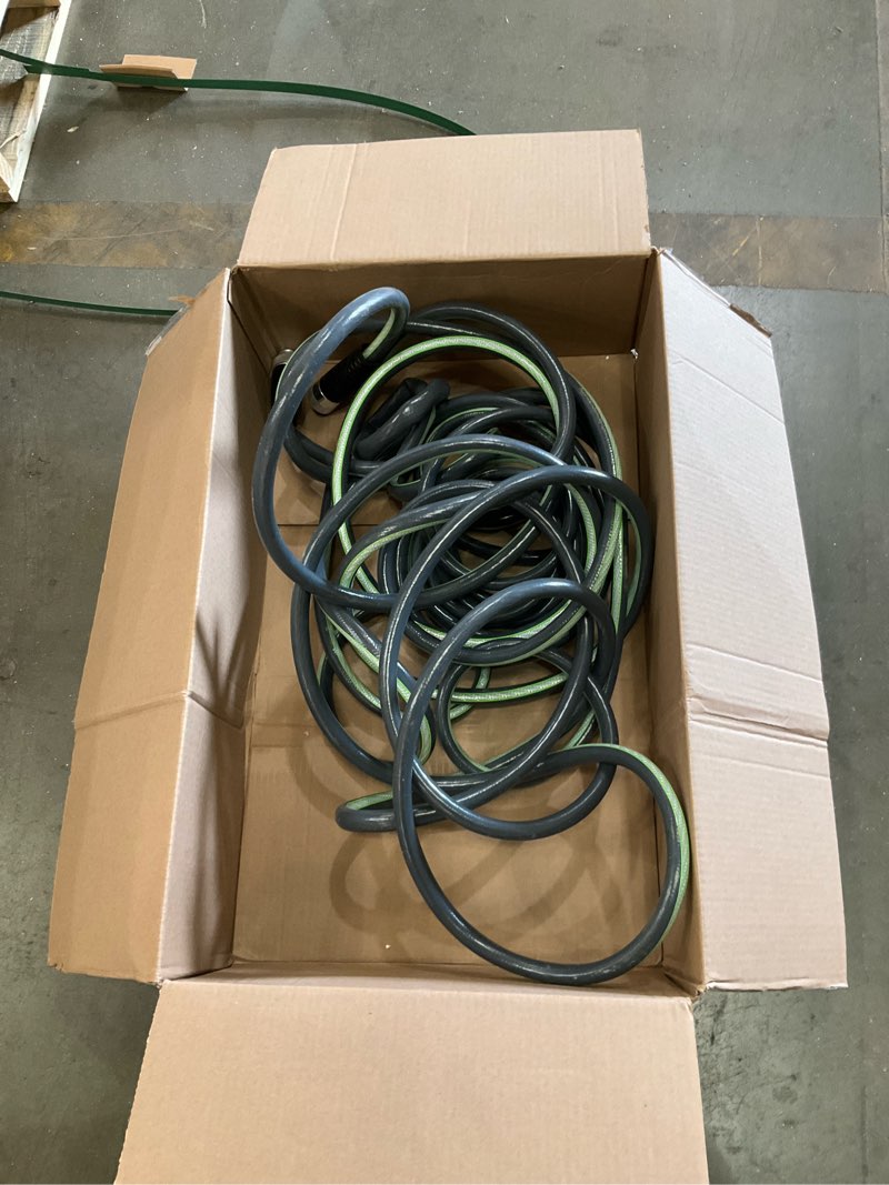 Condition photo showing As Is for zero-g nxt 5/8-in x 50-ft premium -duty kink free hybrid polymer gray hose