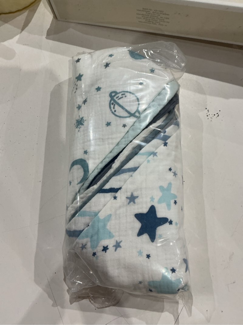 Condition photo showing Good Condition for konssy muslin baby bibs 10 pack baby bandana drool bibs 100% cotton for unisex boys girls ocean