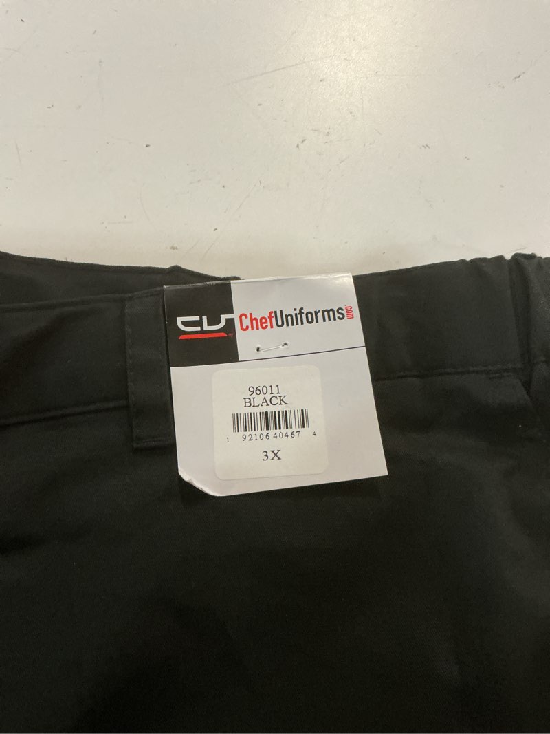 Condition photo showing Good Condition for men's tailored executive chef pants 3x