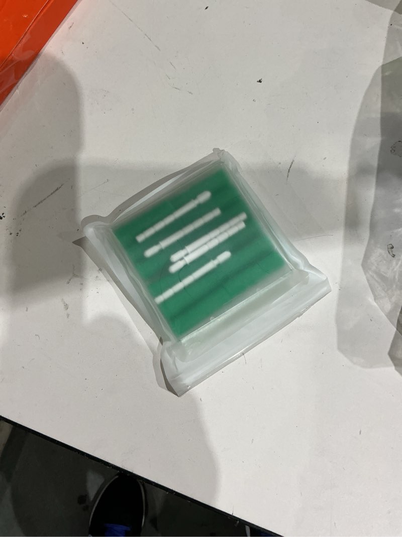 Condition photo showing As Is for aligner tray, 12-pack medical grade silicone orthodontic chompers aligner trays seaters for invisalign green