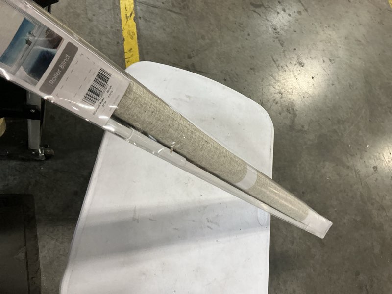 Condition photo showing Good Condition for Allbright Linen Roller Shades with Wand Rod, Cordless Fabric Roller Blinds with Thermal Insulated, 100% Blackout Window Shades for Home, Office, Bedroom, Beige, 32" W x 72" H Beige 72"*32"