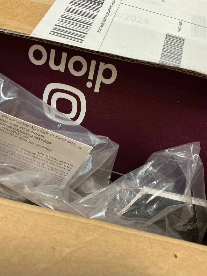 Condition photo showing New/Like New for Diono Solana, No Latch, Single Backless Booster Car Seat, Lightweight, Machine Washable Covers, Cup Holders, Pink Single Pink