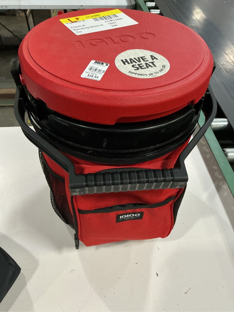 Condition photo showing As Is for 20 qt cooler bucket