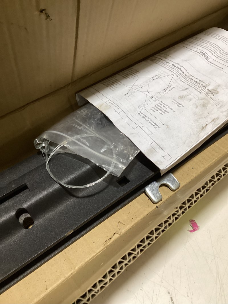 Condition photo showing As Is for jy performance fifth 5th wheel trailer hitch mount rails and installation kits for full-size trucks