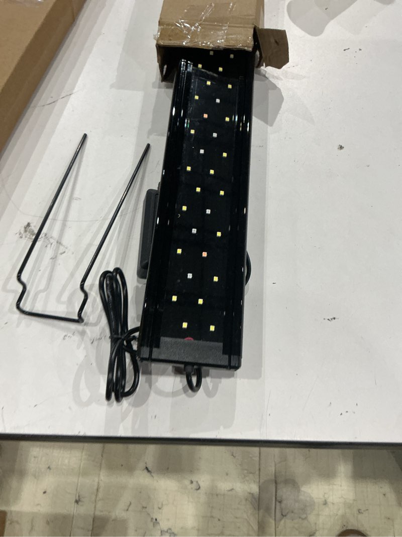 Condition photo showing As Is for aquaneat led aquarium light full spectrum for 24 inch to 30 inch fish tank light fresh water 24"-30"