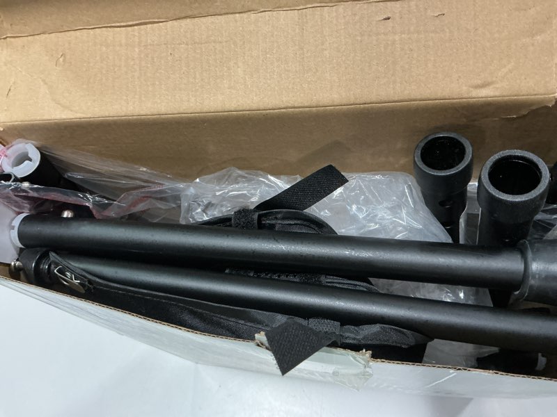 Condition photo showing As Is for Medline Bed Assist Bar with Storage Pocket, Height Adjustable Bed Rail for Elderly Adults, Assistance for Getting In and Out of Bed at Home