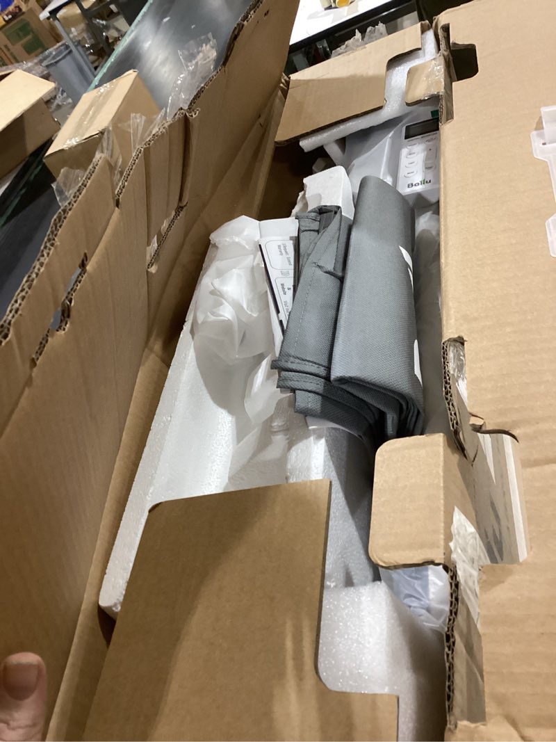 Condition photo showing As Is for Ballu Convection Panel Space Heater for Large Room,Smart Quiet Heater with Programmable Thermostat,WiFi App Control,Inverter Energy Efficient for Indoor Use,Compatible with Alexa,White Fabric White