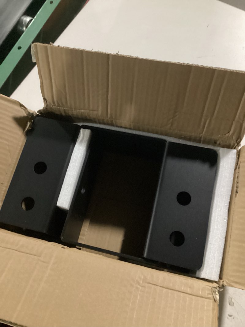 Condition photo showing New/Like New for 2 PCS Heavy Joist Hanger, Inner Width: 5-1/2", Fit for 6x8, 6x10, 6x12 Nominal Beam, Face Mount Bracket, 8 Gauge Steel for 6x8 Nominal Beam
