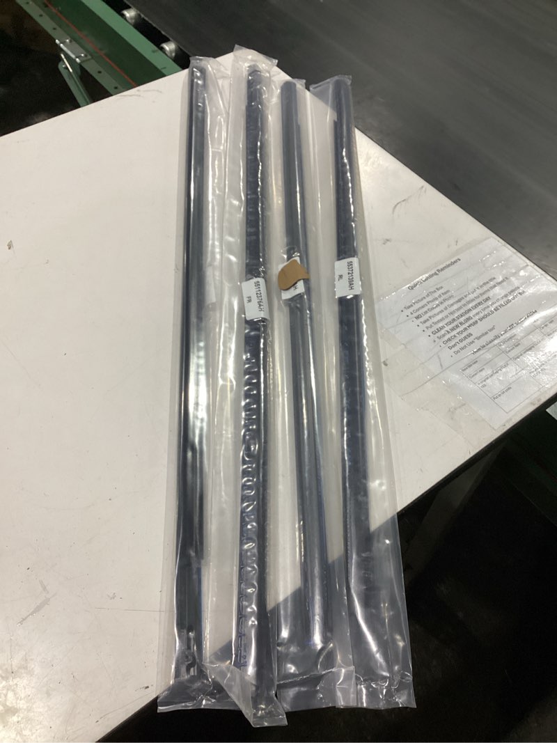 Condition photo showing New/Like New for weatherstrip window molding trim seal for 2009-2021 dodge ram 1500 2500 3500 4500 5500 truck crew cab,black outer door window trim seal belt,replace#55112376ah 55112377ah 55372138ah 55372139ah