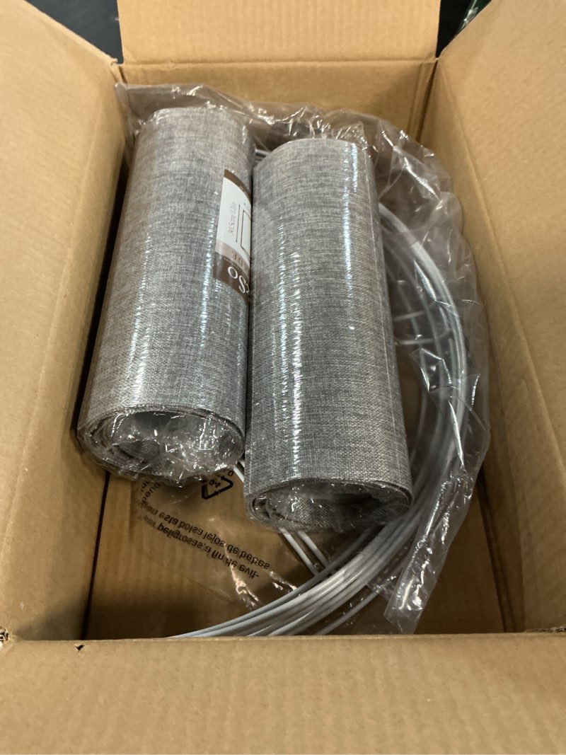 Condition photo showing Good Condition for set of 2 large drum lamp shades modern lamp shade 16" top x 16" bottom x 12" high (spider) gray lampshade for floor lamps table lamps - lampshades replacement by go&so 16*16*12 inch-2 pack grey