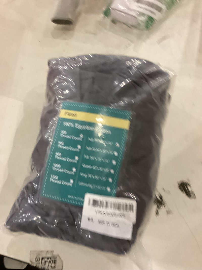 Shunjie.Home 100% Egyptian Cotton 400 Thread Count Twin Size Sateen Fitted Sheet Only, Deep Pocket for 15" Mattress, Luxuriously Soft, Durable, and Breathable Bed Linen for Ultimate Comfort Twin Dark Grey