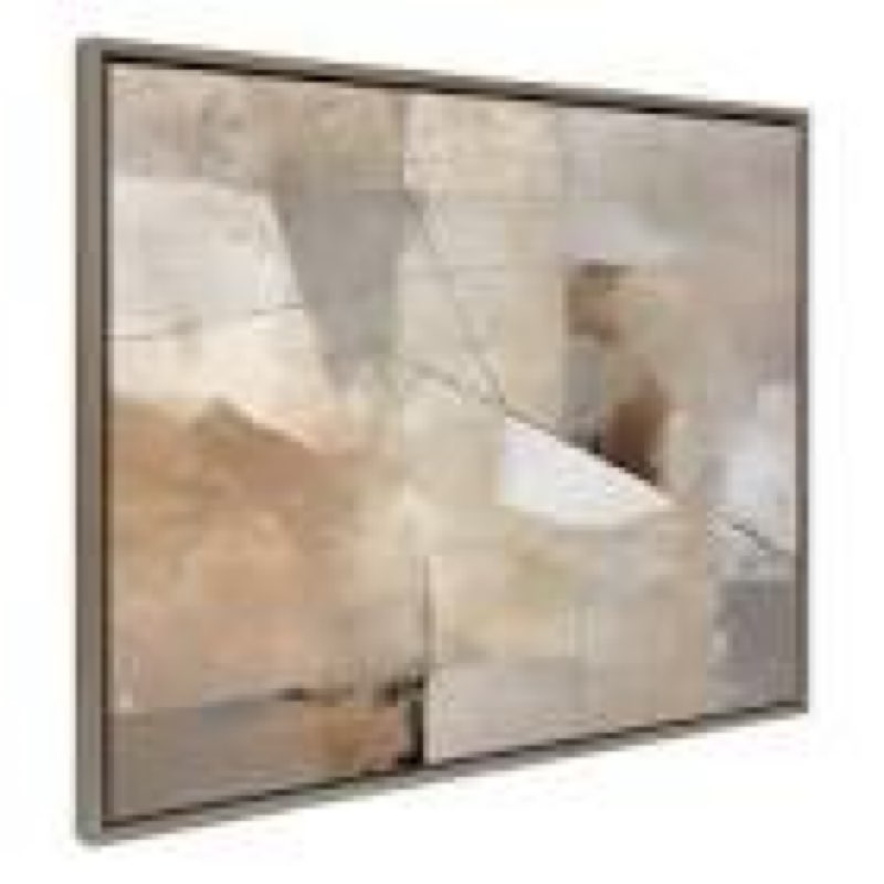 Amanti Art Framed Canvas Wall Art 16x16 The Space of Dreams by Karen Hale, Framed Wall Art Canvas, Abstract Artwork, Modern Decor, Small Poster Painting for Living Room, Bedroom, Bathroom, Kitchen,