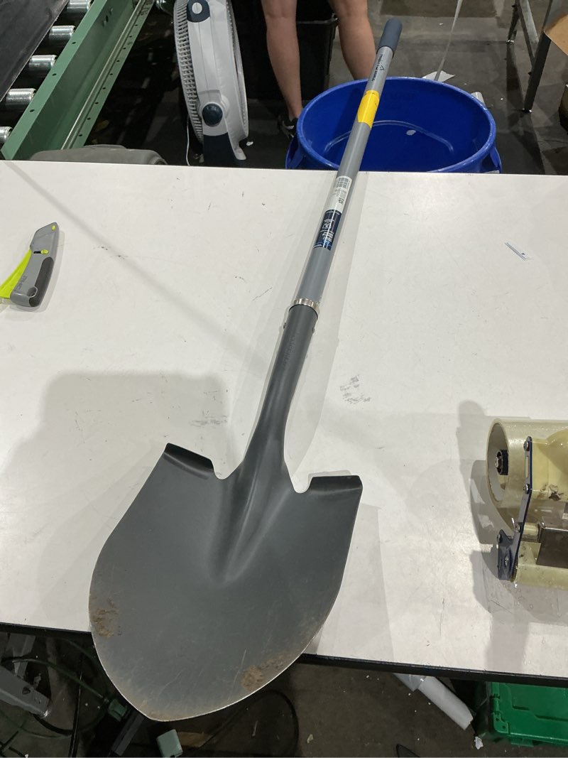 Condition photo showing As Is for project source 40-in fiberglass handle digging shovel