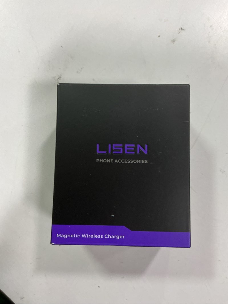Condition photo showing New/Like New for LISEN 15W Magsafe Car Mount Charger?[Lever Lock] Suction Cup Phone Mount,360° Vacuum Magnetic Car Phone Holder Charger Wireless for iPhone 17 Pro Max Air 16-12,Pixel 10,Samsung with MagSafe Case Black
