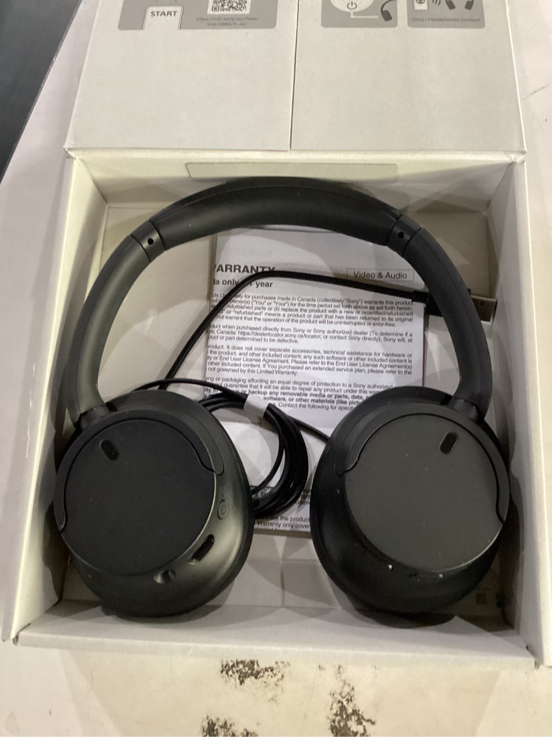 Condition photo showing Good Condition for sony wh-ch720n noise canceling wireless headphones bluetooth over the ear headset with microphone and alexa built-in, black new