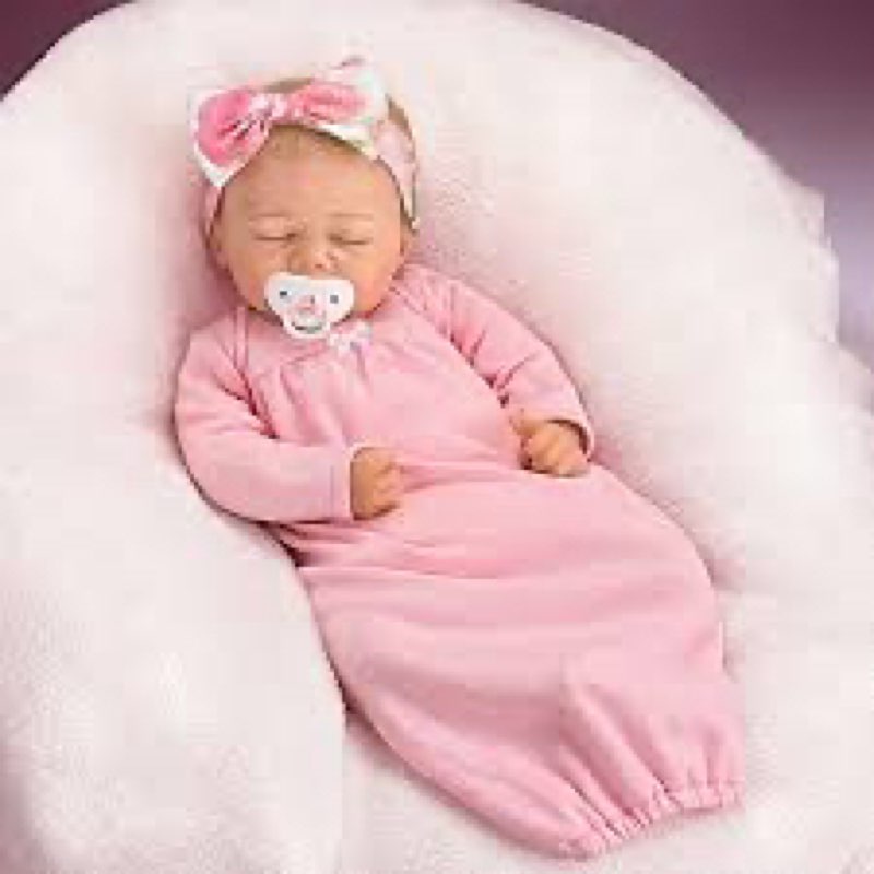 The Ashton-Drake Galleries So Truly Real Reborn Likelike Rosie Baby Doll, 19 inches, Real Touch Soft