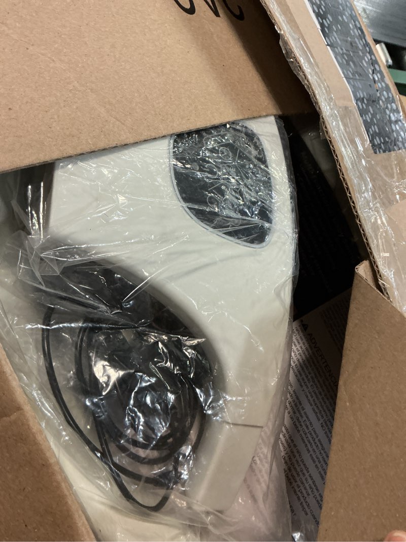 Condition photo showing As Is for baby swing 3 in 1 multifunctional infant rocker, portable with remote control, 5-point seat belt, 5 auto rocking, 3 speed timer, electric with music (0-12 months) (grey)