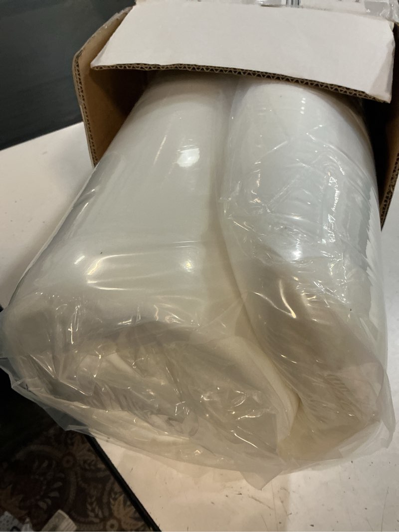Condition photo showing New/Like New for lucid 2 inch traditional foam mattress topper – ventilated & breathable – conforming support – twin size twin 2 inch topper only