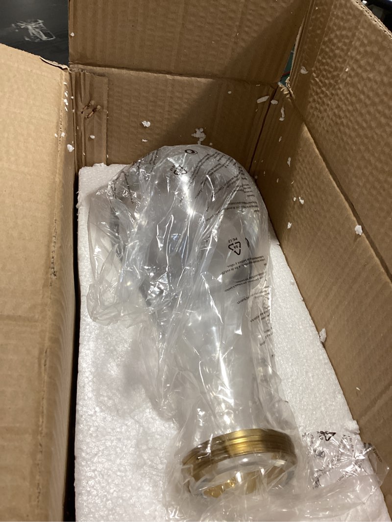 Condition photo showing Good Condition for huismier raindrop wall sconces, brushed brass glass wall sconce with on off switch, modern wall light fixtures bathroom wall lamp for bedroom living room vanity hallway