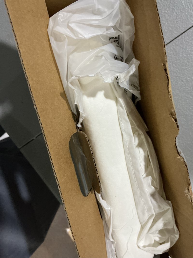 Condition photo showing Good Condition for phf cotton muslin ruffle pillow shams standard size, 26" x 20", 2 pack 3-layer gauze pillow cases, no filling, ultra soft breathable pillowcases for vintage decor, white 26" x 20" (pack of 2) white