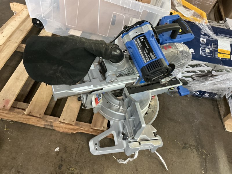 Kobalt Compact 10-in 15-Amp Dual Bevel Sliding Compound Corded Miter Saw