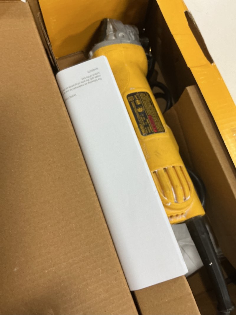 Condition photo showing As Is for dewalt angle grinder, one-touch guard, 4-1/2 -inch (dwe4011) angle grinder only