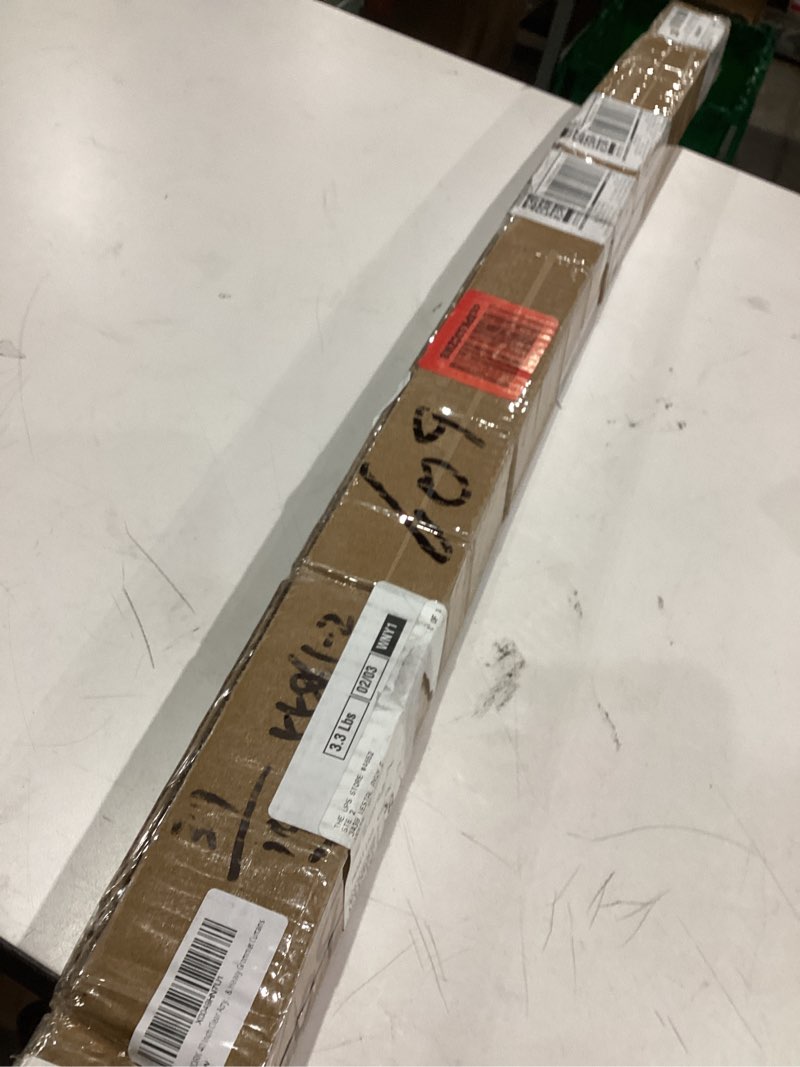 Condition photo showing As Is for QWORK 40 Inch Clear Acrylic Curtain Pull Wand (4 Pack) with Strong Lobster Hook and Extra Ring Attachments