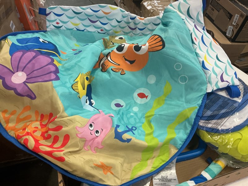 Condition photo showing Good Condition for Bright Starts Disney Baby Finding Nemo Mr. Ray Ocean Lights & Music Gym, Ages Newborn +