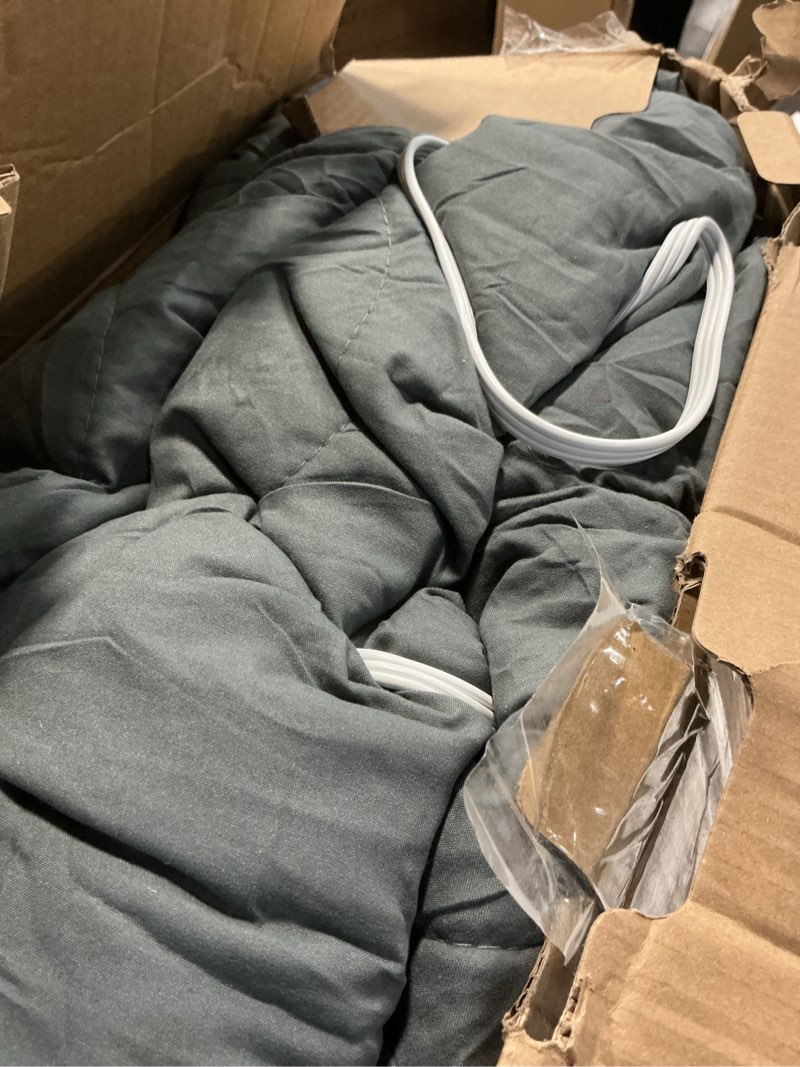 Condition photo showing Good Condition for Electric Blanket Queen Size - Dual Control Heated Blanket Queen Size, Fast Heating with 10 Time Settings & 6 Heat Settings, Warm Gift (Gray, Queen/Full 90" x 90") Gray Queen/Full 90" x 90"