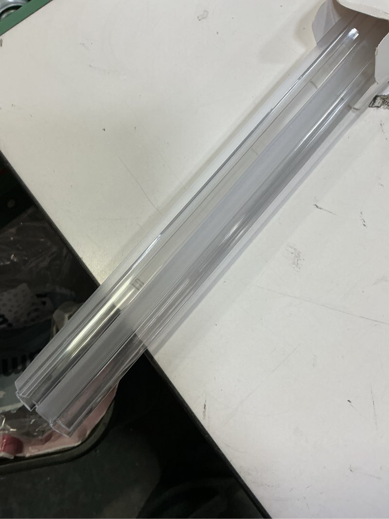 Condition photo showing Good Condition for 2-pack butecare frameless shower door bottom seal for glass doors – stop shower leaks and create a water barrier (3/8” x 39”) bottom sweep -3/8''