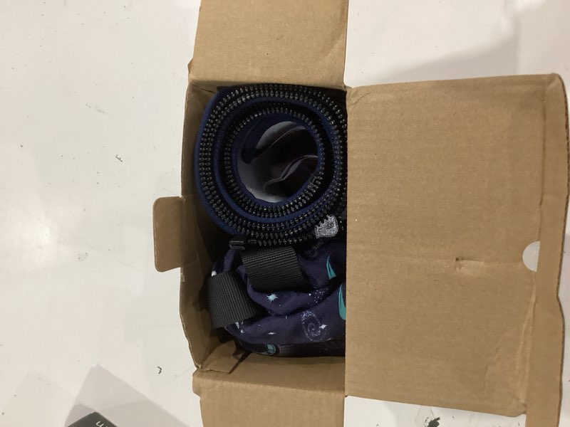 Condition photo showing As Is for elevated inflatable dog cone collar to stop licking, dog donut collar after surgery, soft pet cone alternative for small medium large dogs navy l(neck 12"-16")