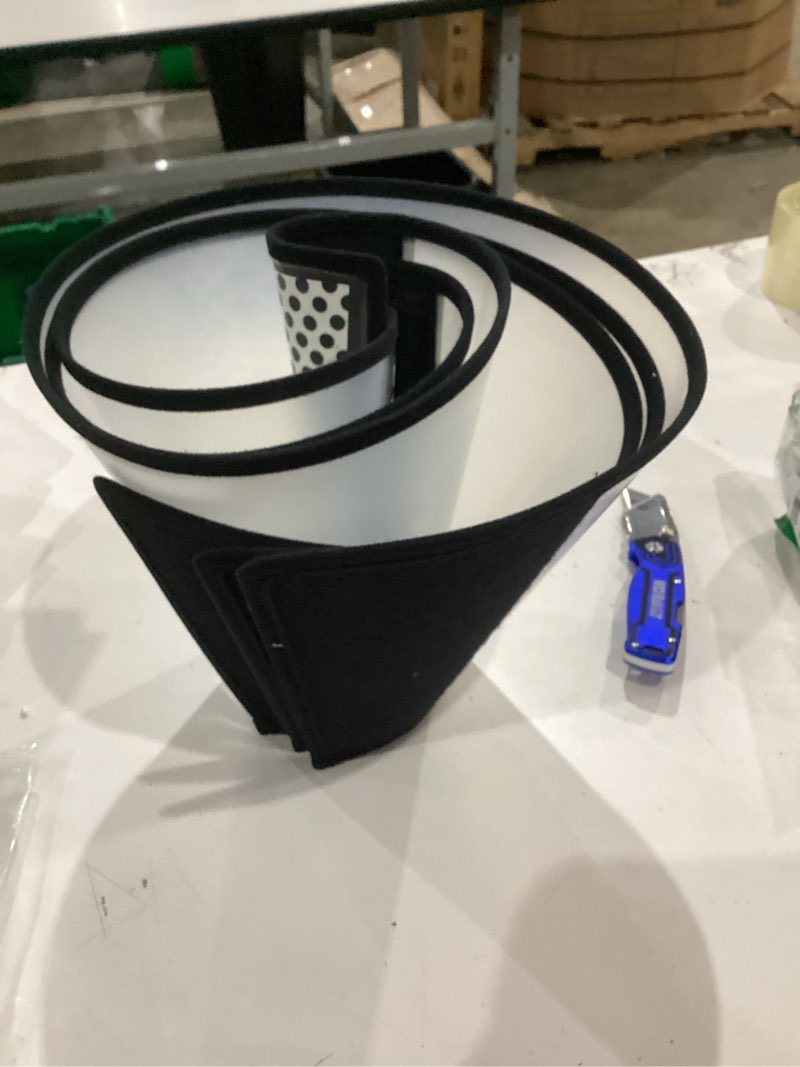 Condition photo showing As Is for gladog soft dog cone collar, 3 pcs (xl is only 1 pcs) flexible plastic cone for dogs after surgery, dog recovery collar, adjustable e-collar for large/medium/small dogs cat, comfy elizabethan collar l?large dog?