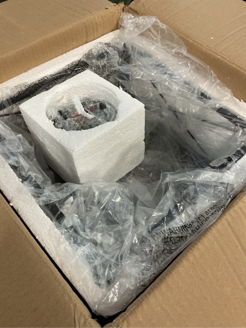 Condition photo showing Good Condition for Progress Lighting Briarwood Collection 2-Light Ceiling Light, Flush Mount Ceiling Light Fixture for Interior Kitchen Lights, Hallway, Bedroom, Living Room, 12-Inch by 6-Inch, Textured Black Textured Black 2-Light