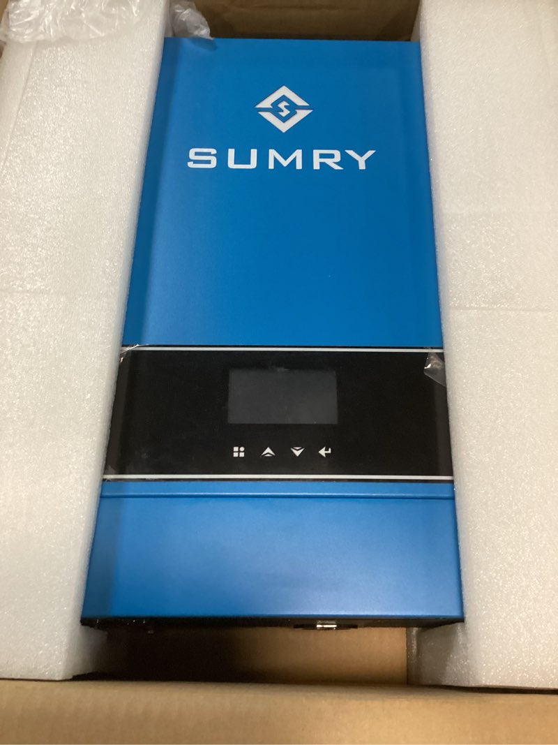 Condition photo showing Good Condition for SUMRY Solar Inverter Charger, 3600W DC 24V to AC 110V Hybrid Voltage Converter with 120A MPPT Charge Controller, Pure Sine Wave Power for Battery-Less or AGM Lithium Battery Home Energy System ECO-3.6KW-24V
